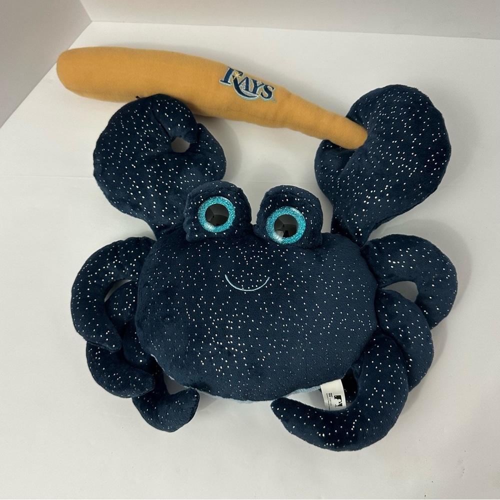 Tampa Bay Rays plush crab. 12” wide